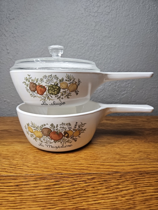 Corningware Other - Corningware Spice of Life Saucepan and Lid 3 Piece Vintage